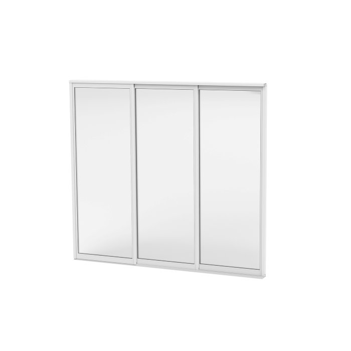 Skjutdörr 3-delad Isolerglas - 2510 x 1990 mm